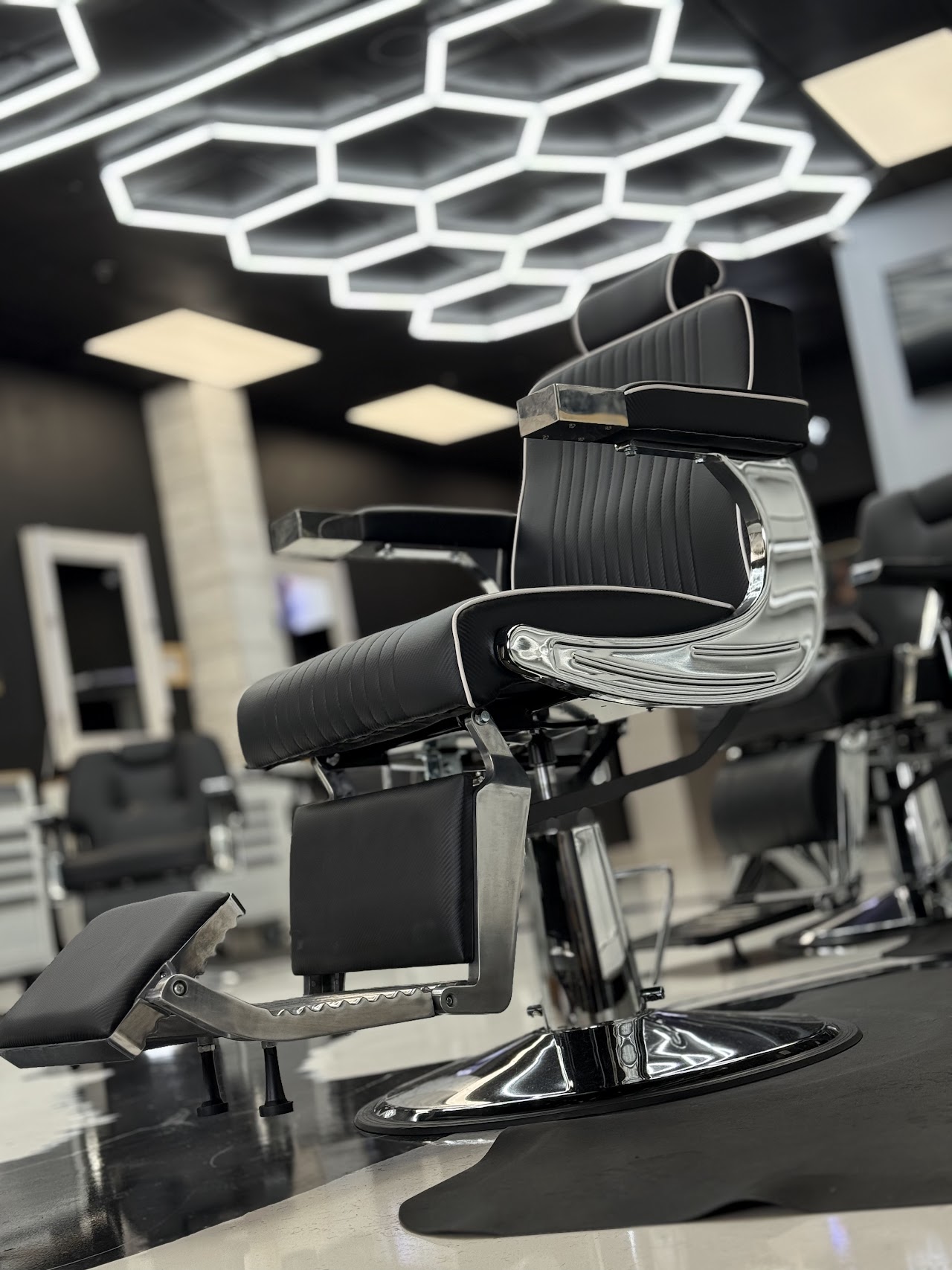 Barber chair at Luxury Barber Shop